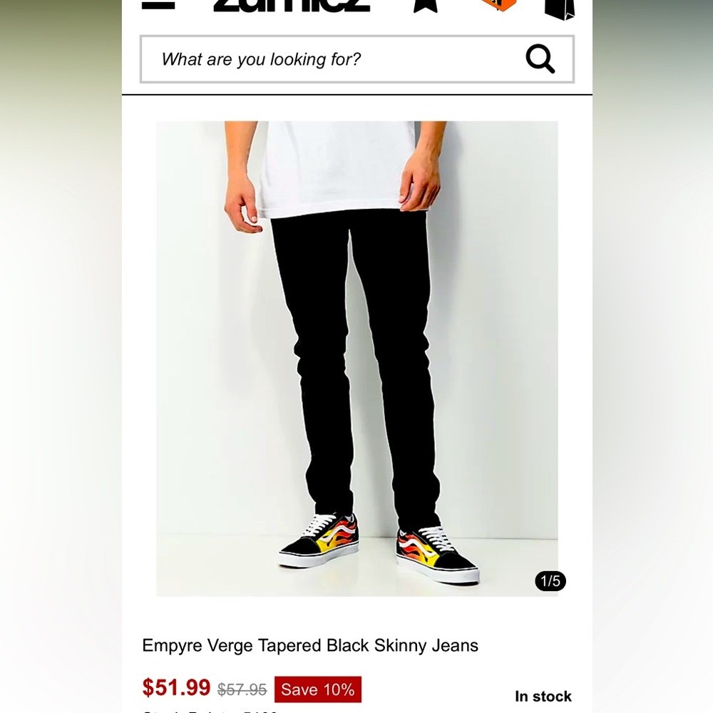 Empyre black ripped jeans Size 32